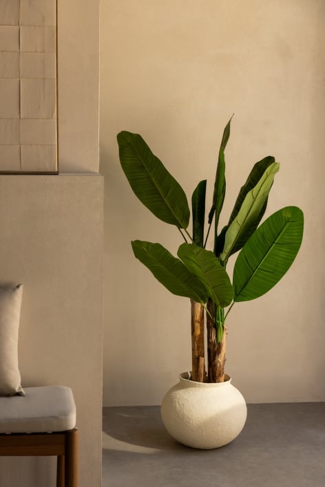 Dekorative künstliche Bananenpflanze 140 cm