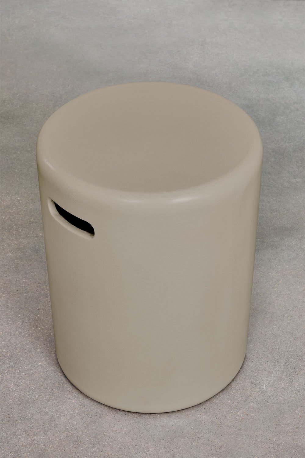 Runder Gartentisch Ø35 cm aus Beton Biltet, Galeriebild 4