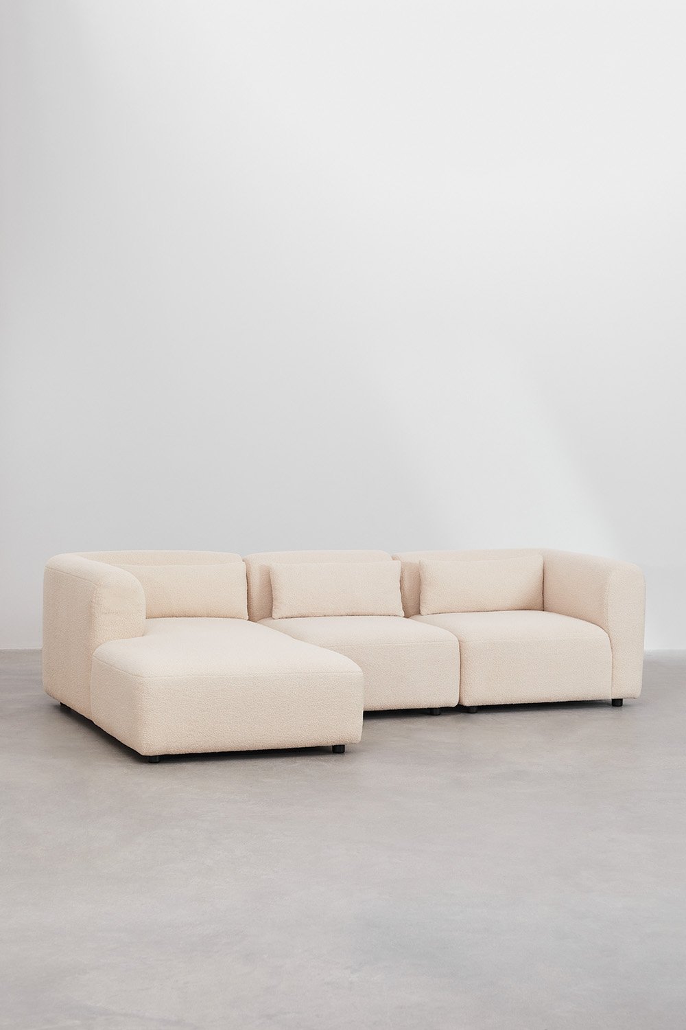 3-teiliges modulares Chaiselongue-Sofa Fogler         , Galeriebild 1