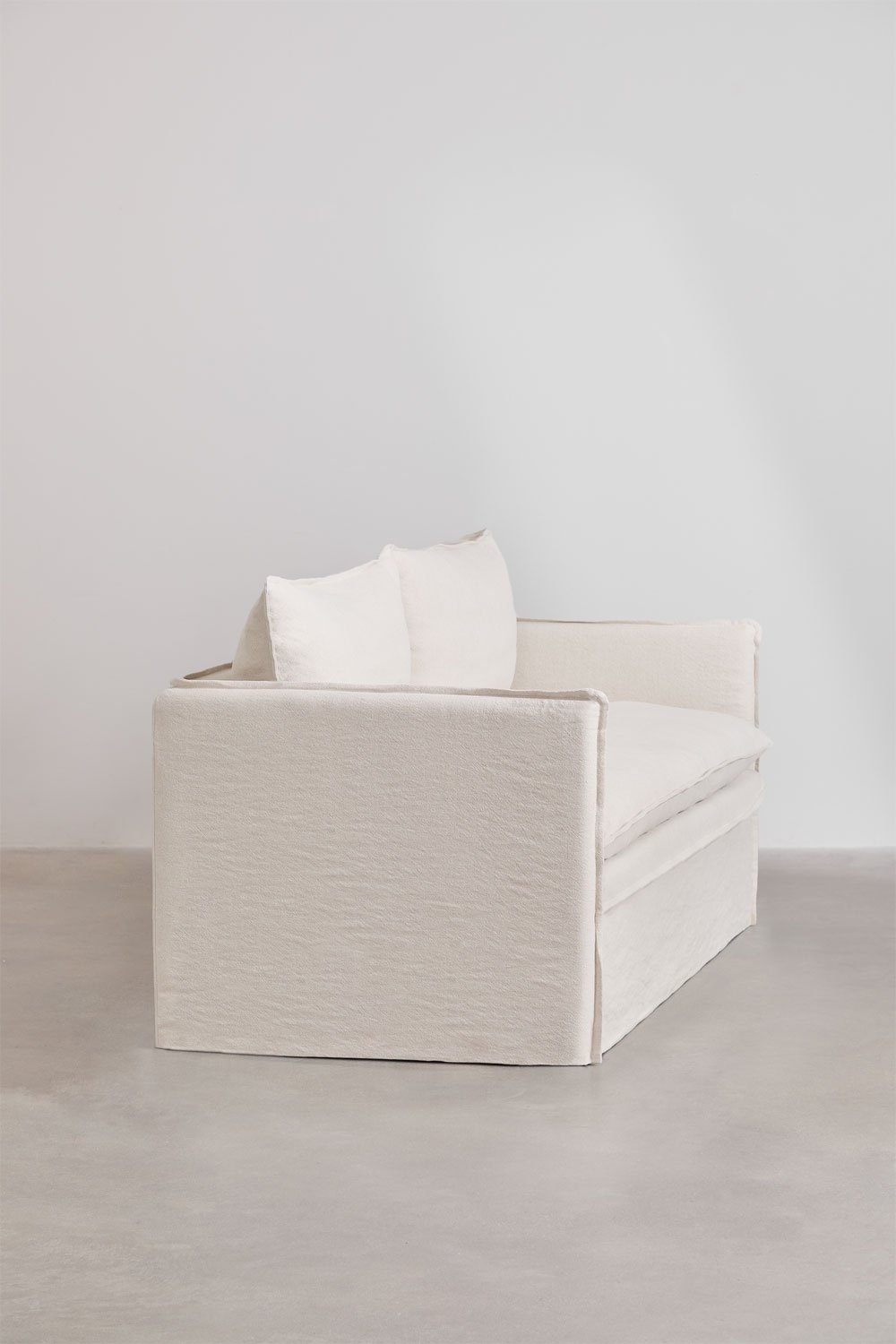 Grace 2-Sitzer-Sofa aus Leinen und Baumwolle, Galeriebild 4