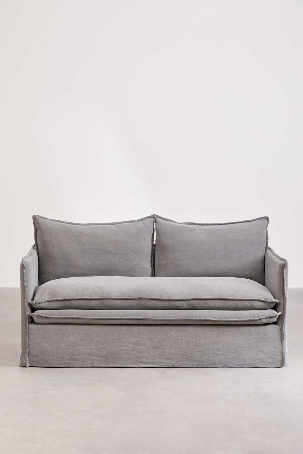 Grace 2-Sitzer-Sofa aus Leinen und Baumwolle, Galeriebild 5