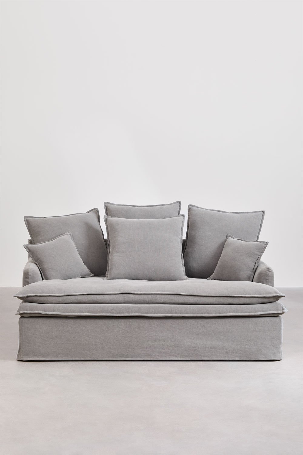 Lounge Grace Sofa aus Leinen und Baumwolle, Galeriebild 4