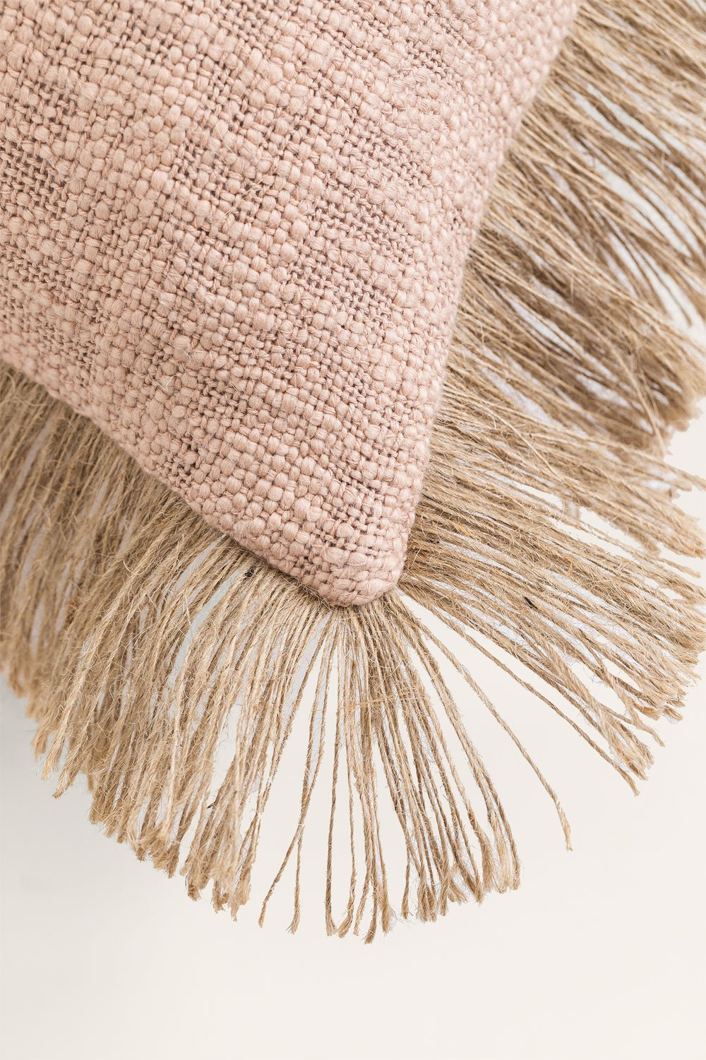 Quadratisches Kissen 45x45 cm aus Paraiba-Baumwolle, Galeriebild 6