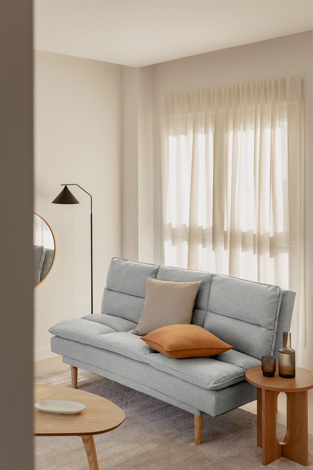 2-Sitzer-Liegesofa aus Veka-Stoff, Galeriebild 1