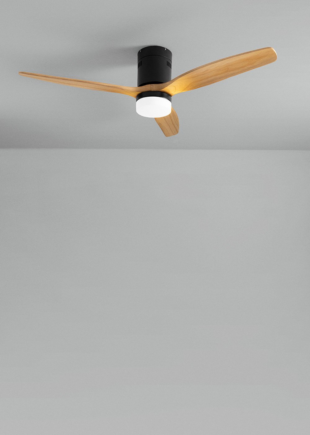 CREATE - WIND CALM - Leiser Deckenventilator 40W Ø132 cm 100% Holz, Galeriebild 2