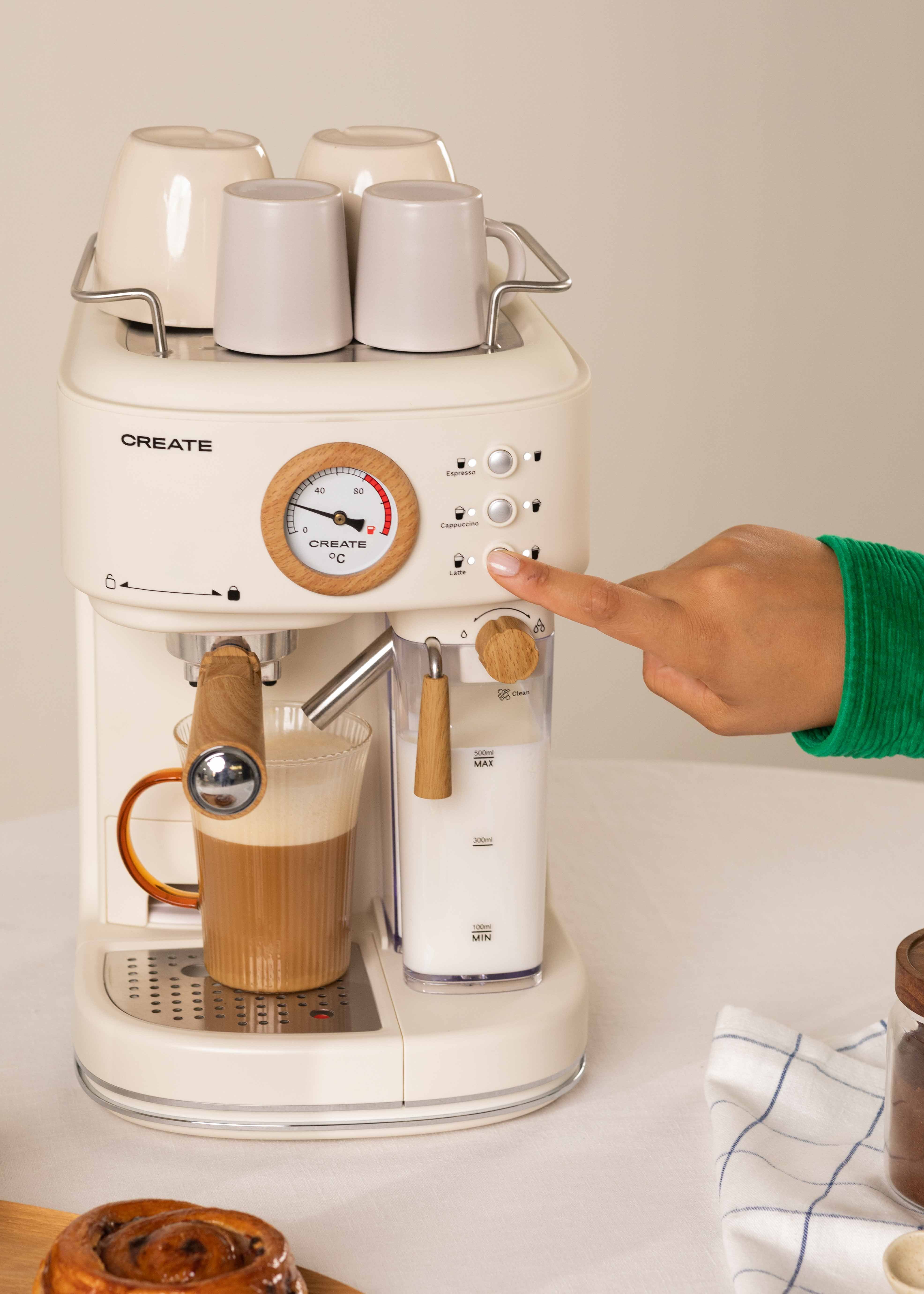 CREATE - THERA RETRO PRO - Halbautomatische Espressomaschine mit 20 bar, Galeriebild 2