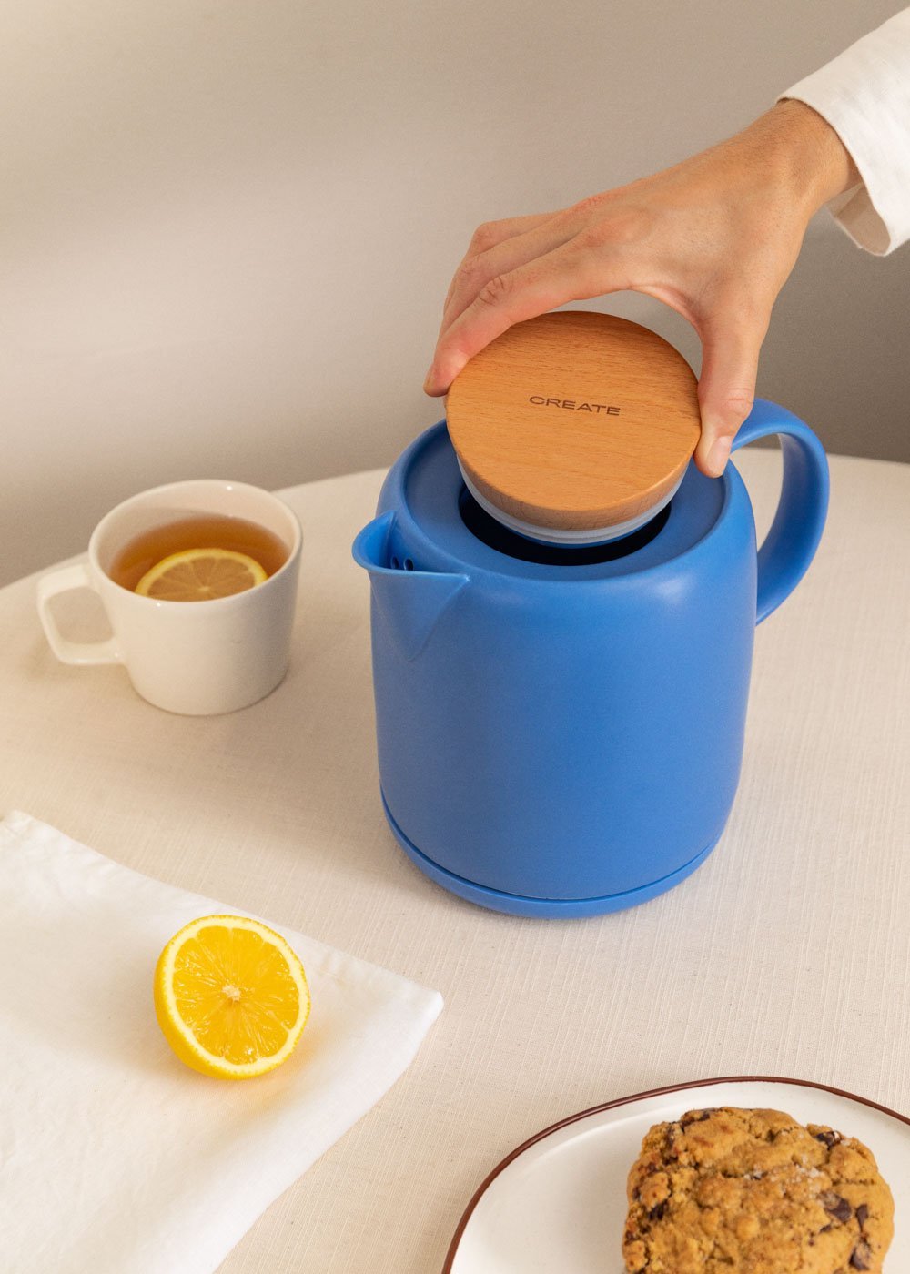 CREATE - KETTLE CERAMIC - Elektrischer Wasserkocher aus Keramik 1 l, Galeriebild 3