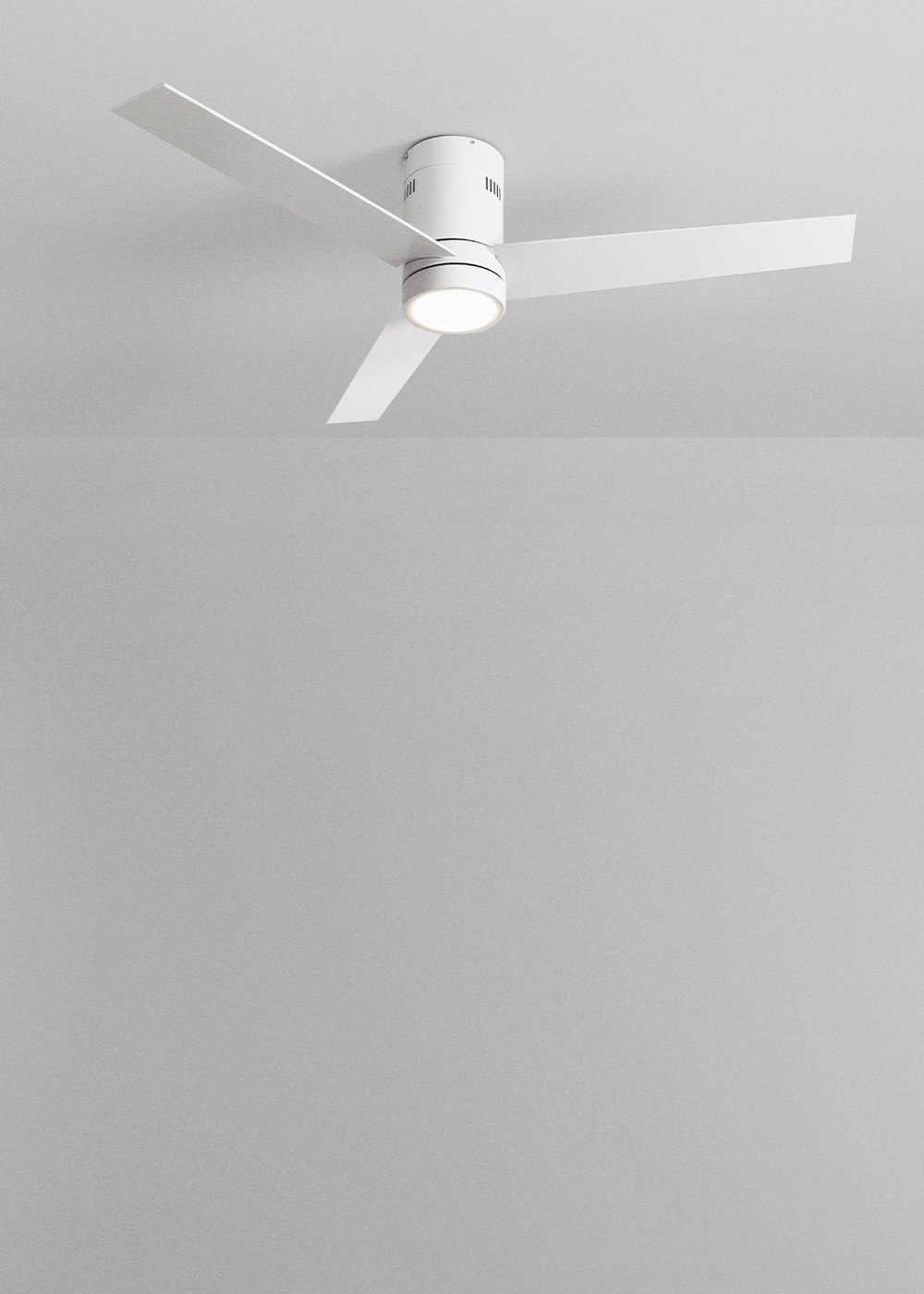 CREATE - WIND MINIMAL - Leiser Deckenventilator 40W Ø132 cm mit 15W LED-Licht, Galeriebild 2