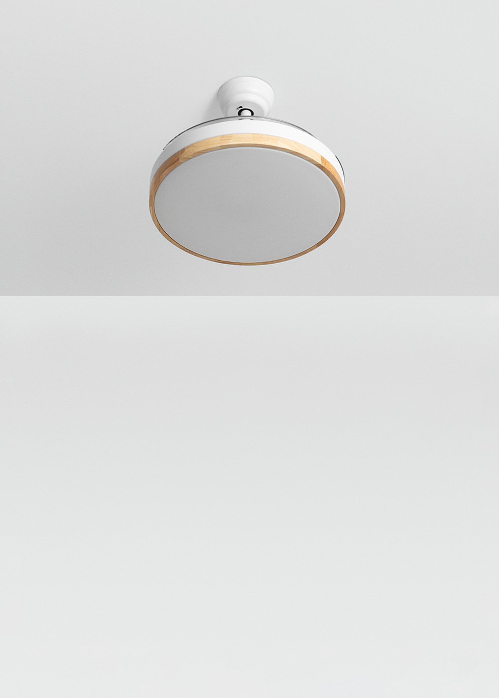 CREATE - WIND CLEAR - Leiser Deckenventilator 40W Ø108cm einziehbare  Flügel mit 36W LED-Licht, Galeriebild 3176838