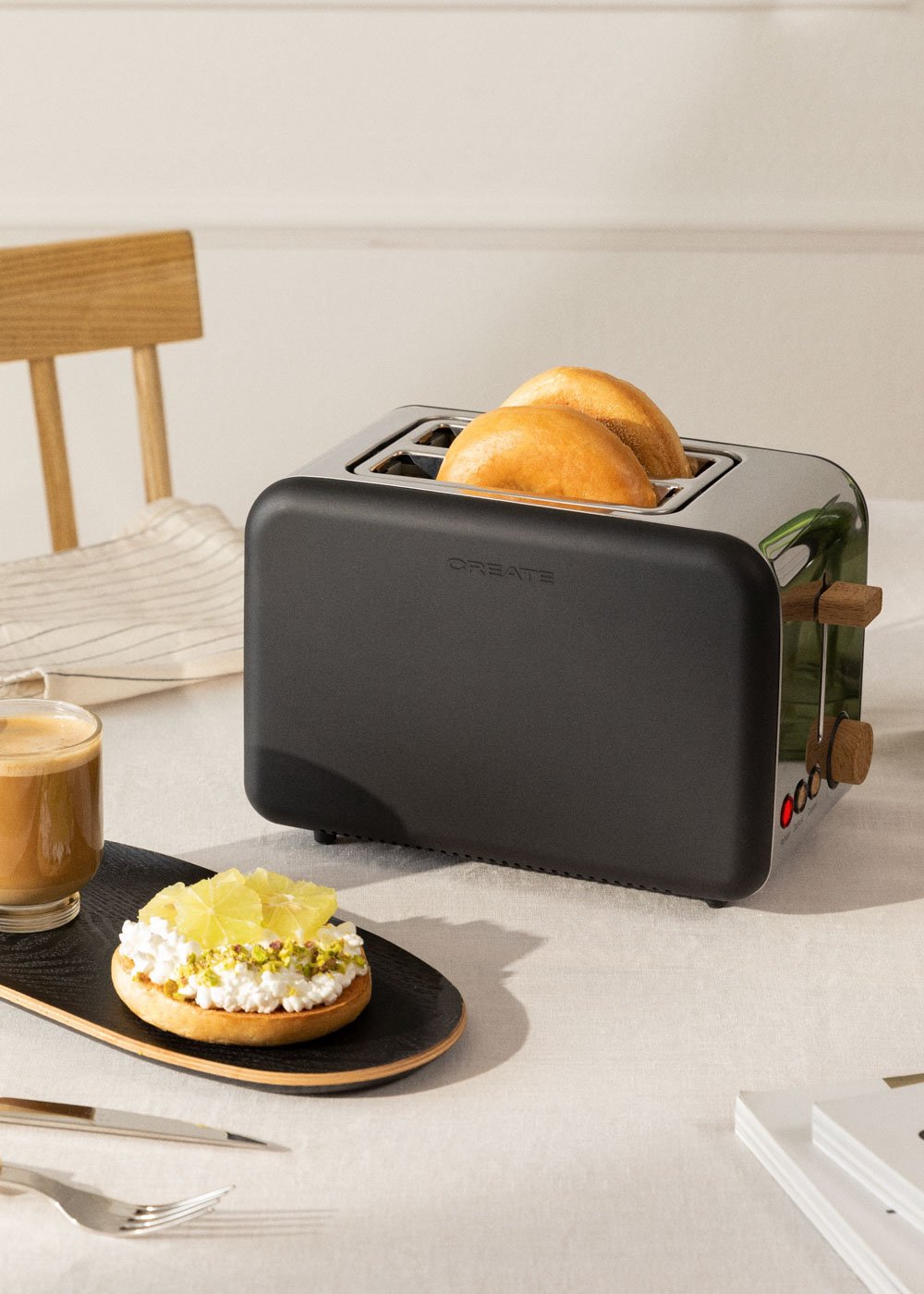 CREATE - TOAST RETRO - Toaster für breite Scheiben, Galeriebild 1