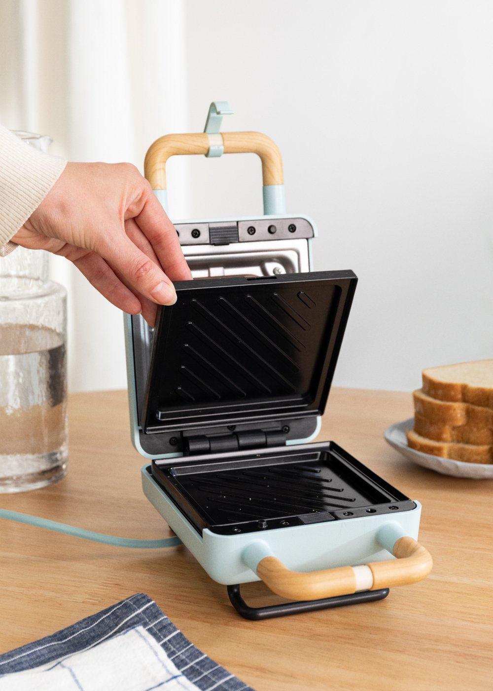 CREATE - STONE STUDIO - Sandwichgrill und Waffeleisen mit austauschbaren Platten, Galeriebild 4