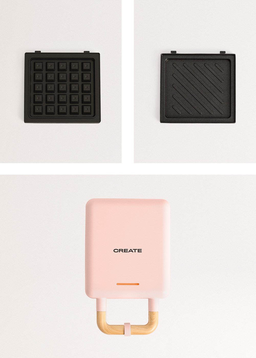 CREATE - STONE STUDIO - Sandwichgrill und Waffeleisen mit austauschbaren Platten, Galeriebild 7