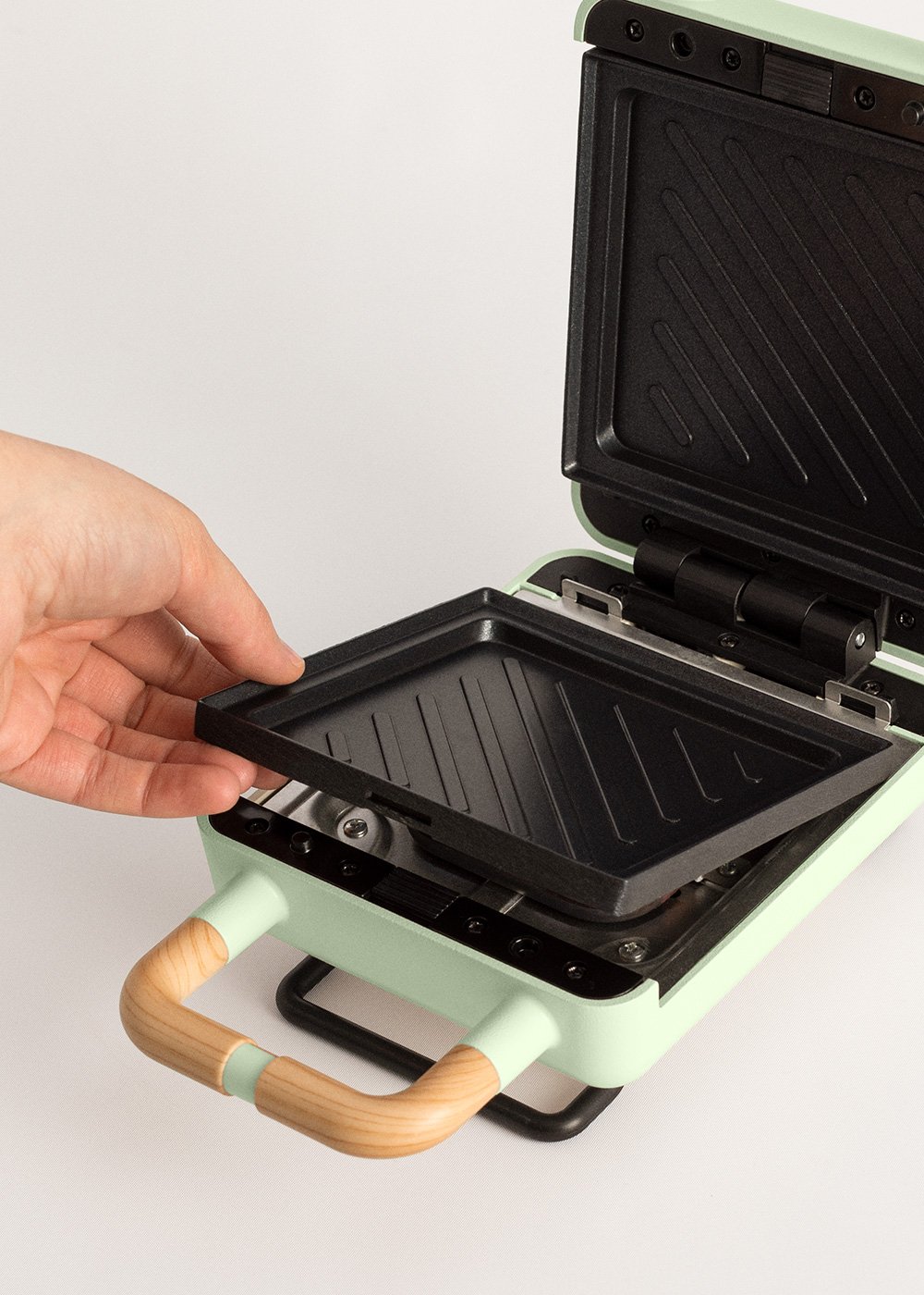 CREATE - STONE STUDIO - Sandwichgrill und Waffeleisen mit austauschbaren Platten, Galeriebild 6