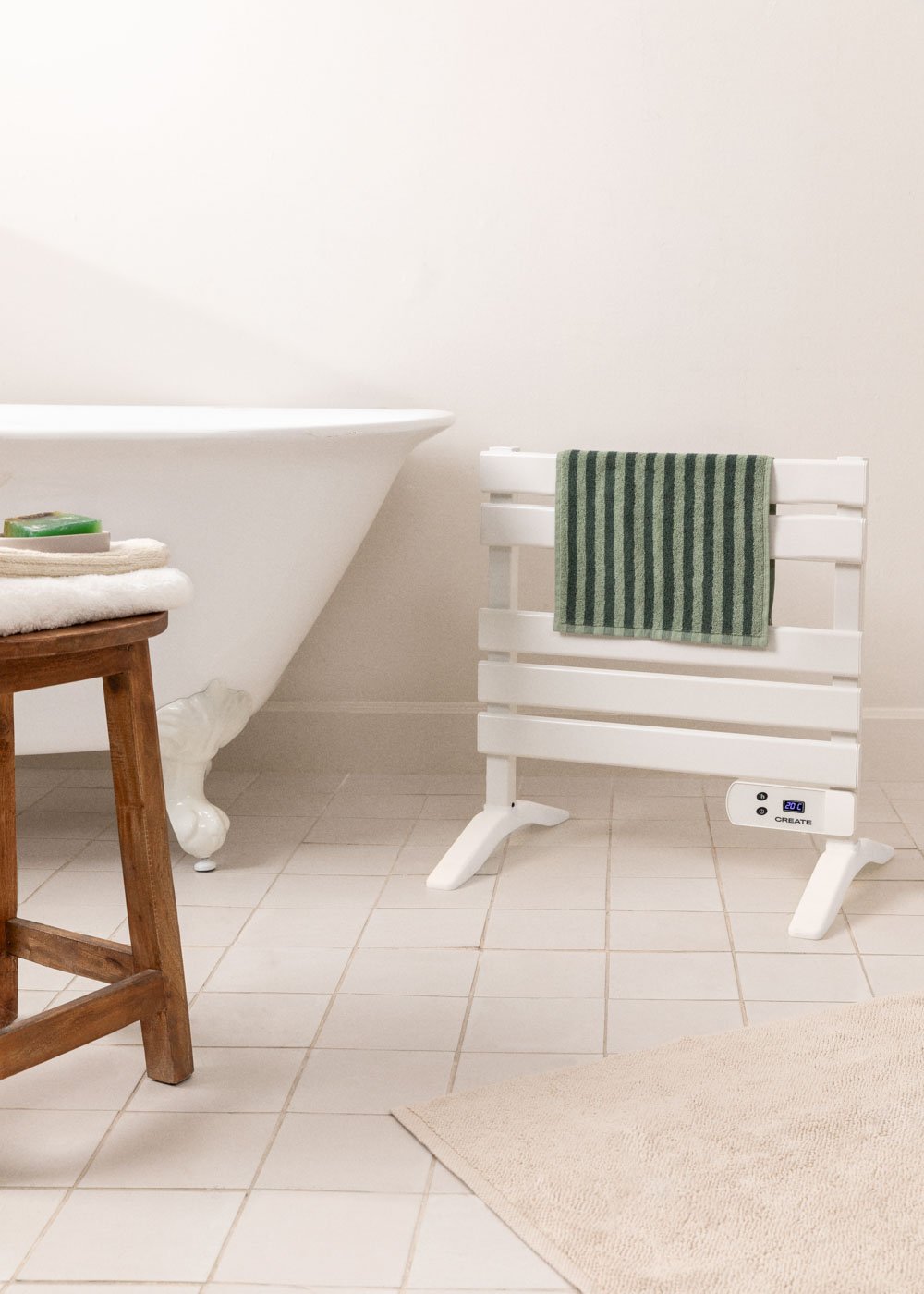 CREATE - WARM TOWEL MINI - Elektrischer Badheizkörper 150W, Galeriebild 1