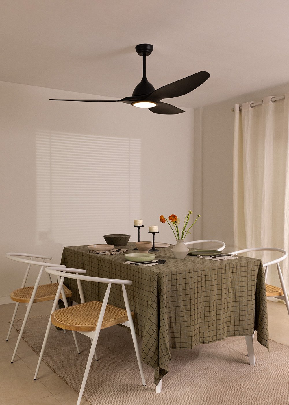 CREATE - WIND SAIL -  Leiser XL Deckenventilator 90W Ø163 cm, Galeriebild 1