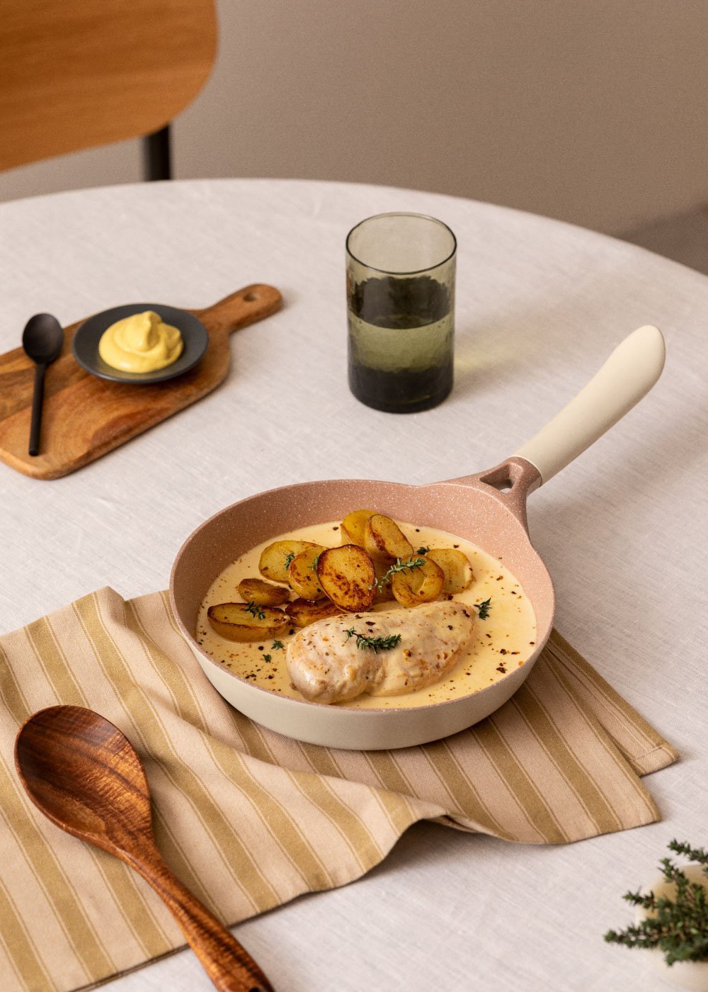 CREATE - PAN STUDIO - Bratpfanne aus Aluminiumguss und Bakelitgriff , Galeriebild 1