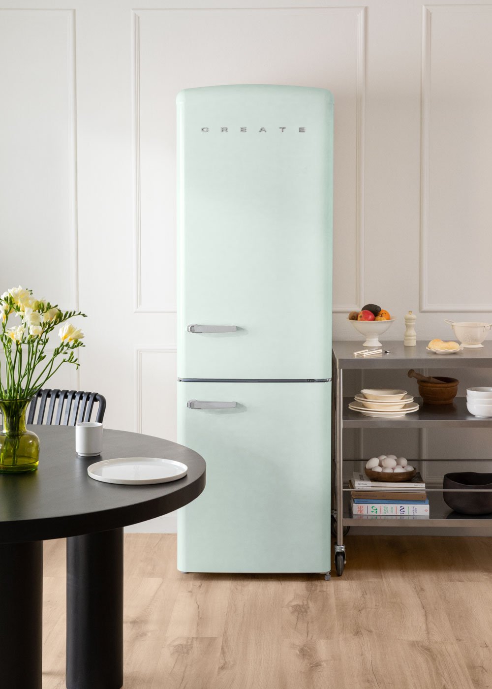 CREATE - FRIDGE STYLANCE 330L - Kombi-Kühlschrank im Retro-Stil, Galeriebild 1