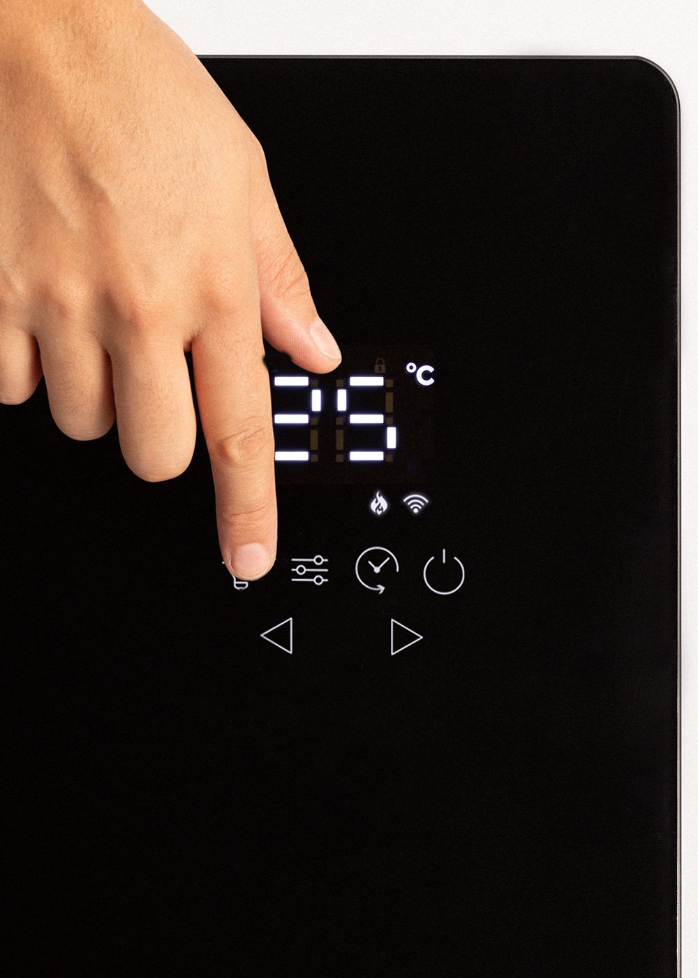 CREATE - WARM CRYSTAL 2500W - Elektrischer Glas-Konvektor mit WiFi, Galeriebild 6