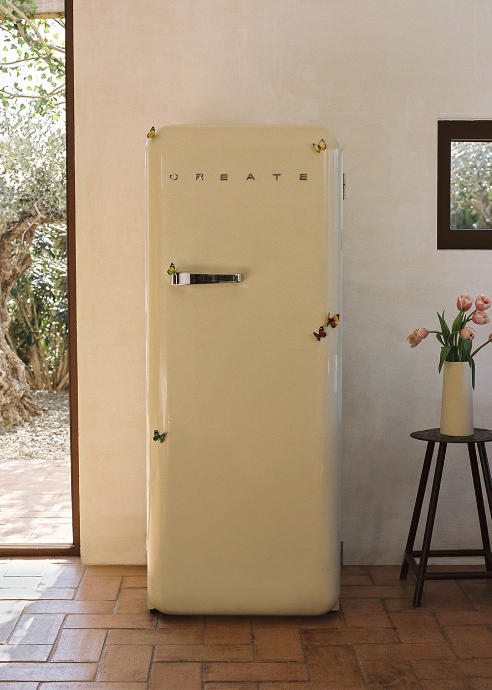 CREATE - FRIDGE RETRO 281L - Kühlschrank im Retro-Stil, Galeriebild 1