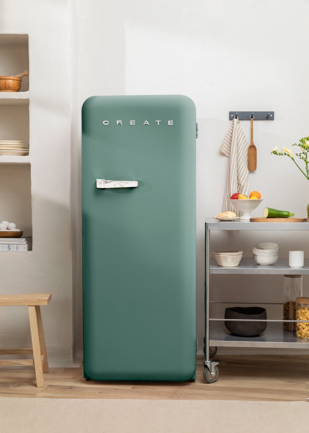 CREATE - FRIDGE RETRO 281L - Kühlschrank im Retro-Stil, Galeriebild 1