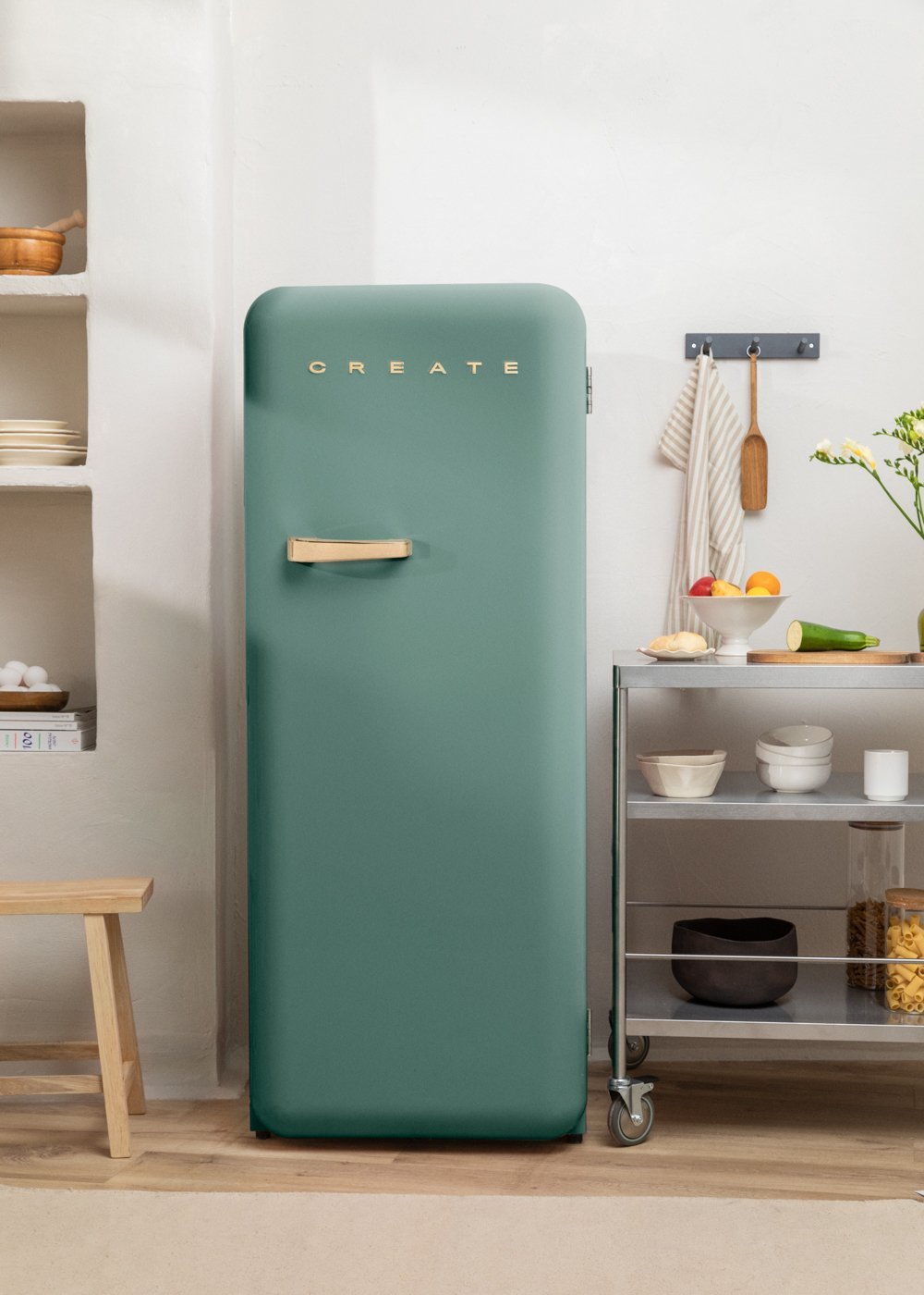 CREATE - FRIDGE RETRO 281L - Kühlschrank im Retro-Stil, Galeriebild 1