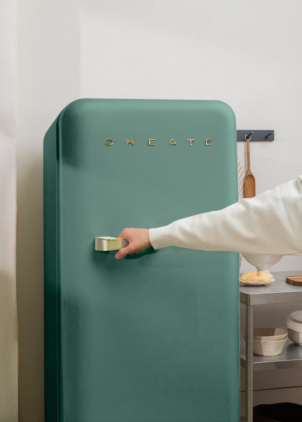 CREATE - FRIDGE RETRO 281L - Kühlschrank im Retro-Stil, Galeriebild 3