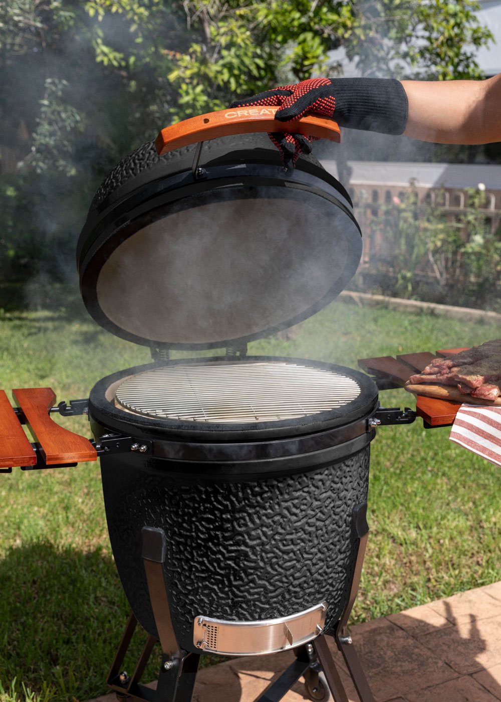 CREATE - BBQ KAMADO - Smoker-Grill aus Keramik, Galeriebild 5