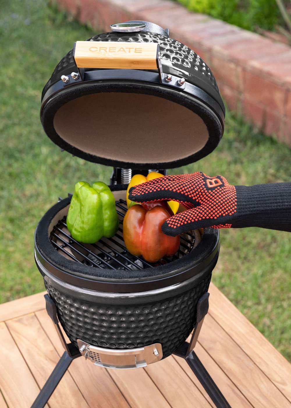 CREATE - BBQ KAMADO - Smoker-Grill aus Keramik, Galeriebild 3
