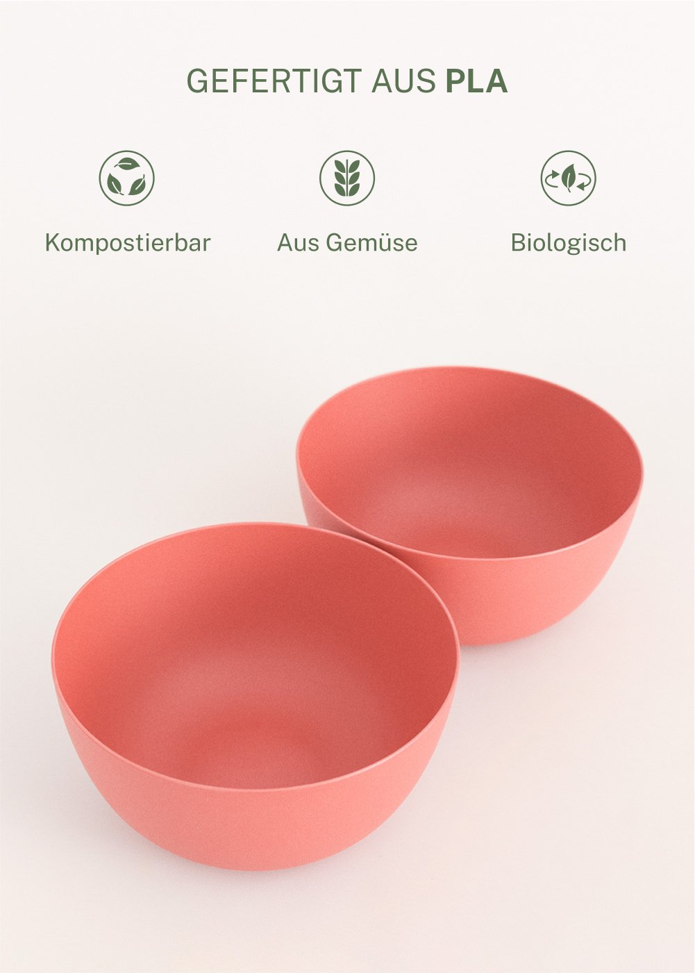 CREATE - KITCHENWARE OUTDOOR ECO - Set mit 2 kleinen Schalen für den Außenbereich, Galeriebild 4