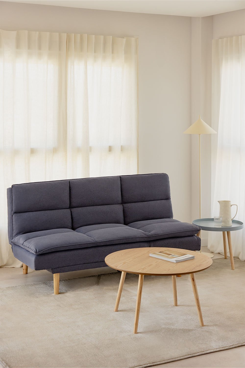 2-Sitzer-Liegesofa aus Veka-Stoff, Galeriebild 1