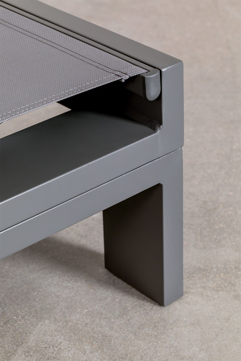 Verstellbare Aluminium-Liege mit Kissen Akelia, Galeriebild 7