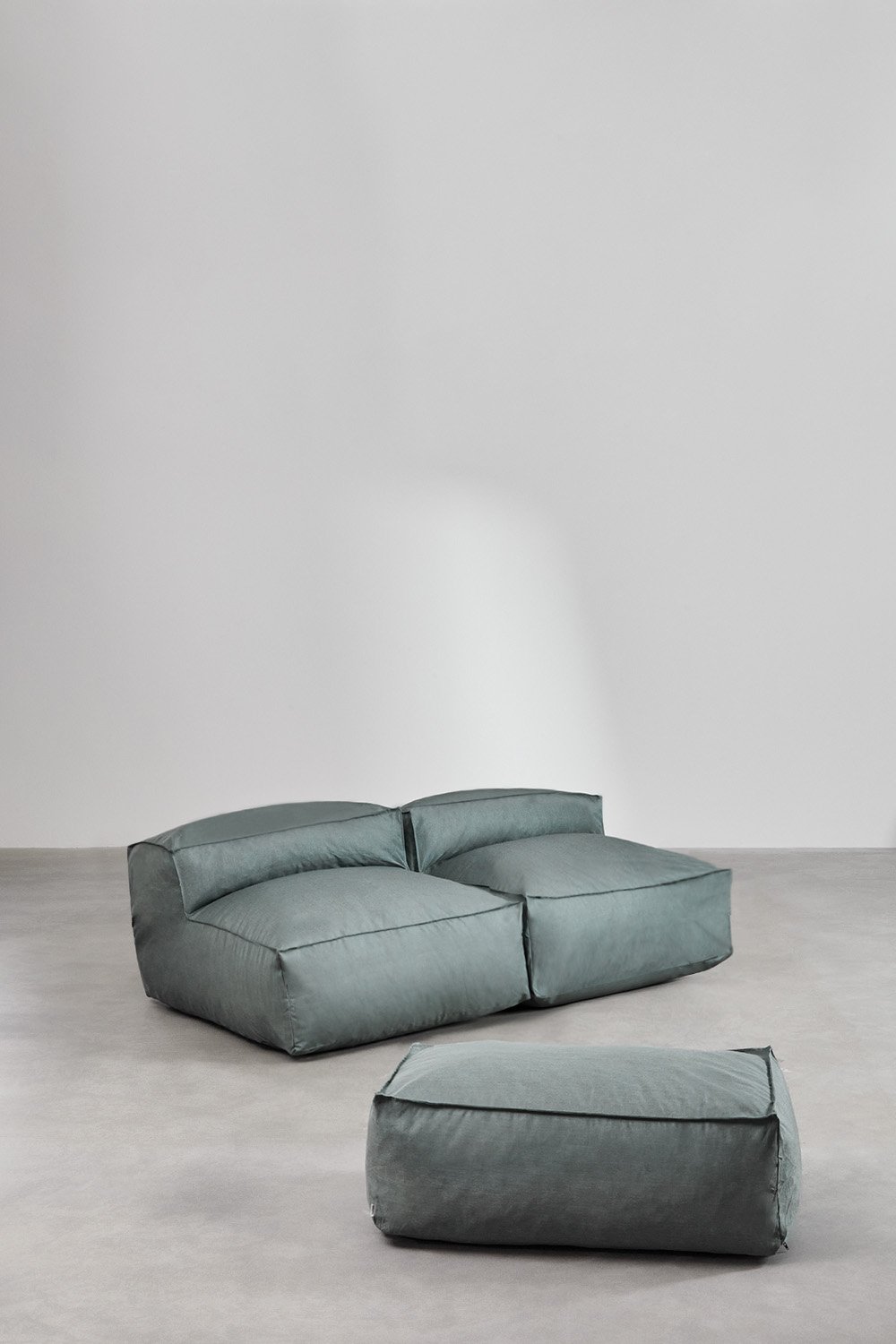 2-teiliges modulares Sofa und Sitzhocker für Garten-Dojans  , Galeriebild 1
