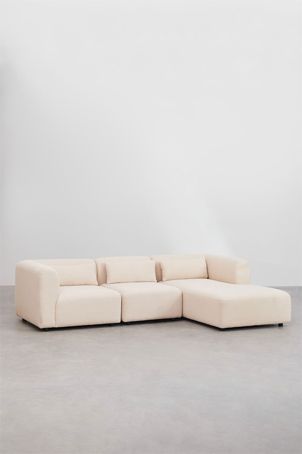 3-teiliges modulares Chaiselongue-Sofa Fogler rechts, Galeriebild 1