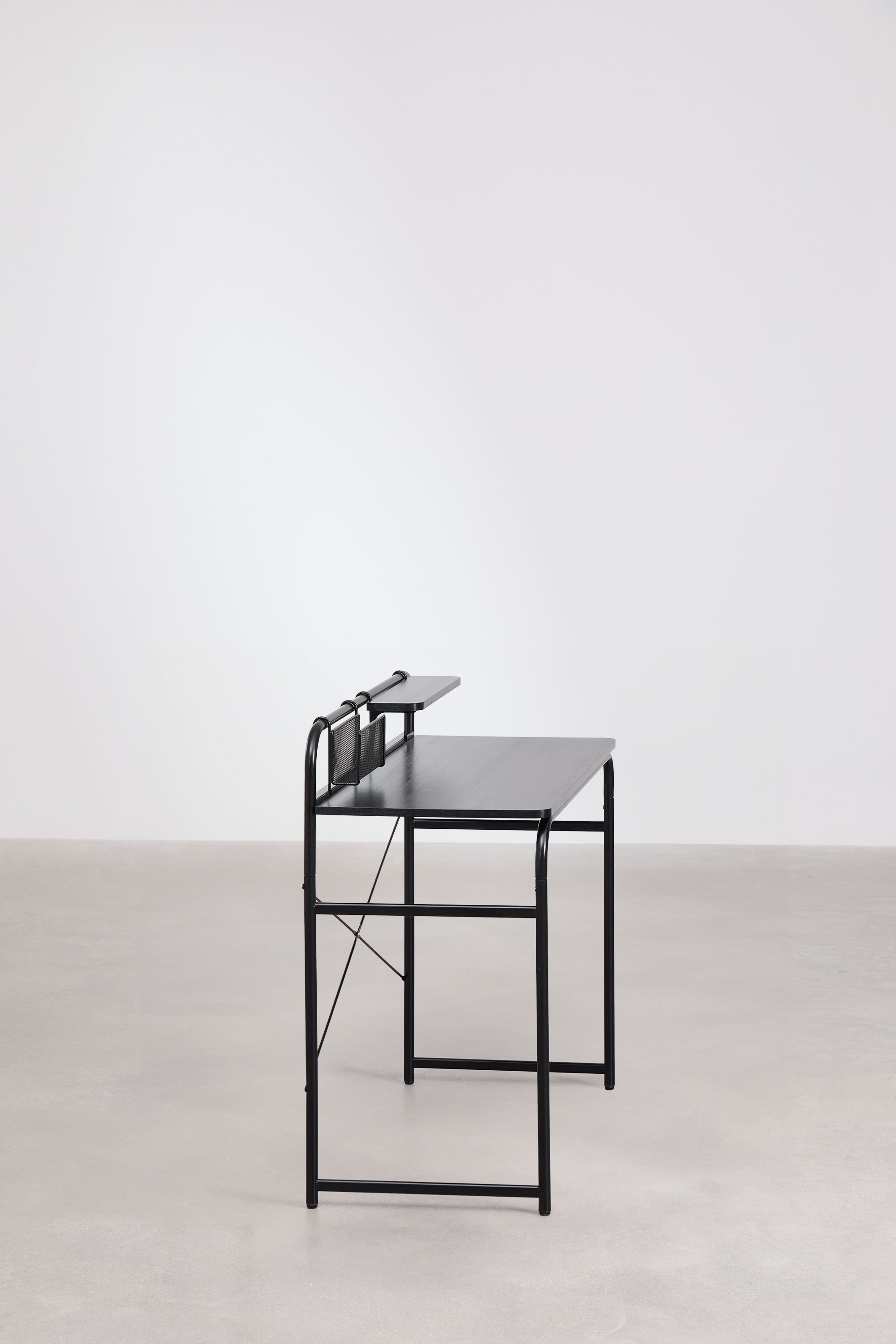 Sibila-Schreibtisch aus Stahl und Holz, Galeriebild 4