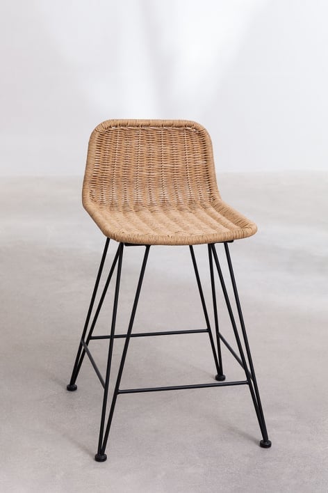 2er-Pack Barhocker 75 cm aus Korb Sunset Vali