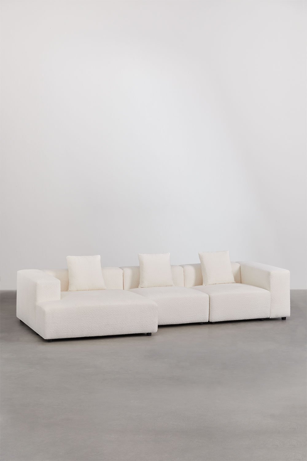 Modulares Sofa mit linker Chaiselongue, 3-teilig (↔︎335 cm) mit hoher Armlehne Bruna, Galeriebild 1