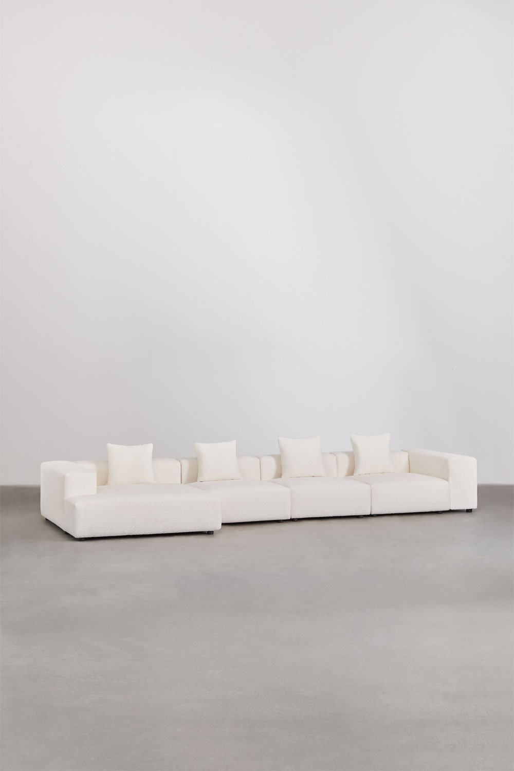 4-teiliges modulares Chaiselongue-Sofa links (↔︎420 cm) Bruna, Galeriebild 1