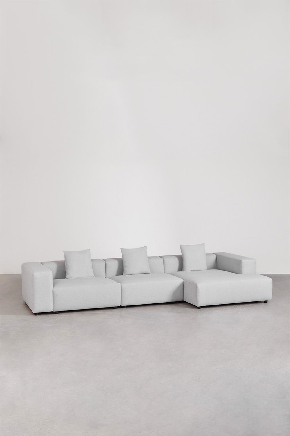 Modulares Sofa mit rechter Chaiselongue, 3-teilig (↔︎375 cm) mit hoher Armlehne Bruna, Galeriebild 2