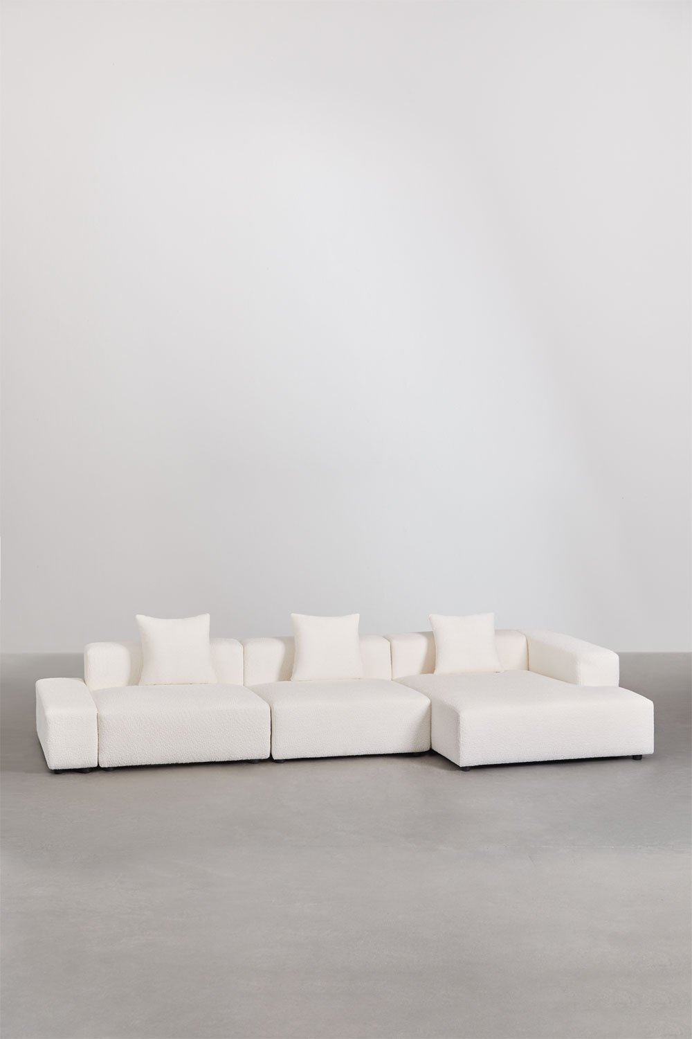 3-teiliges modulares Chaiselongue-Sofa für die rechte Ecke (↔︎375 cm) Bruna, Galeriebild 1