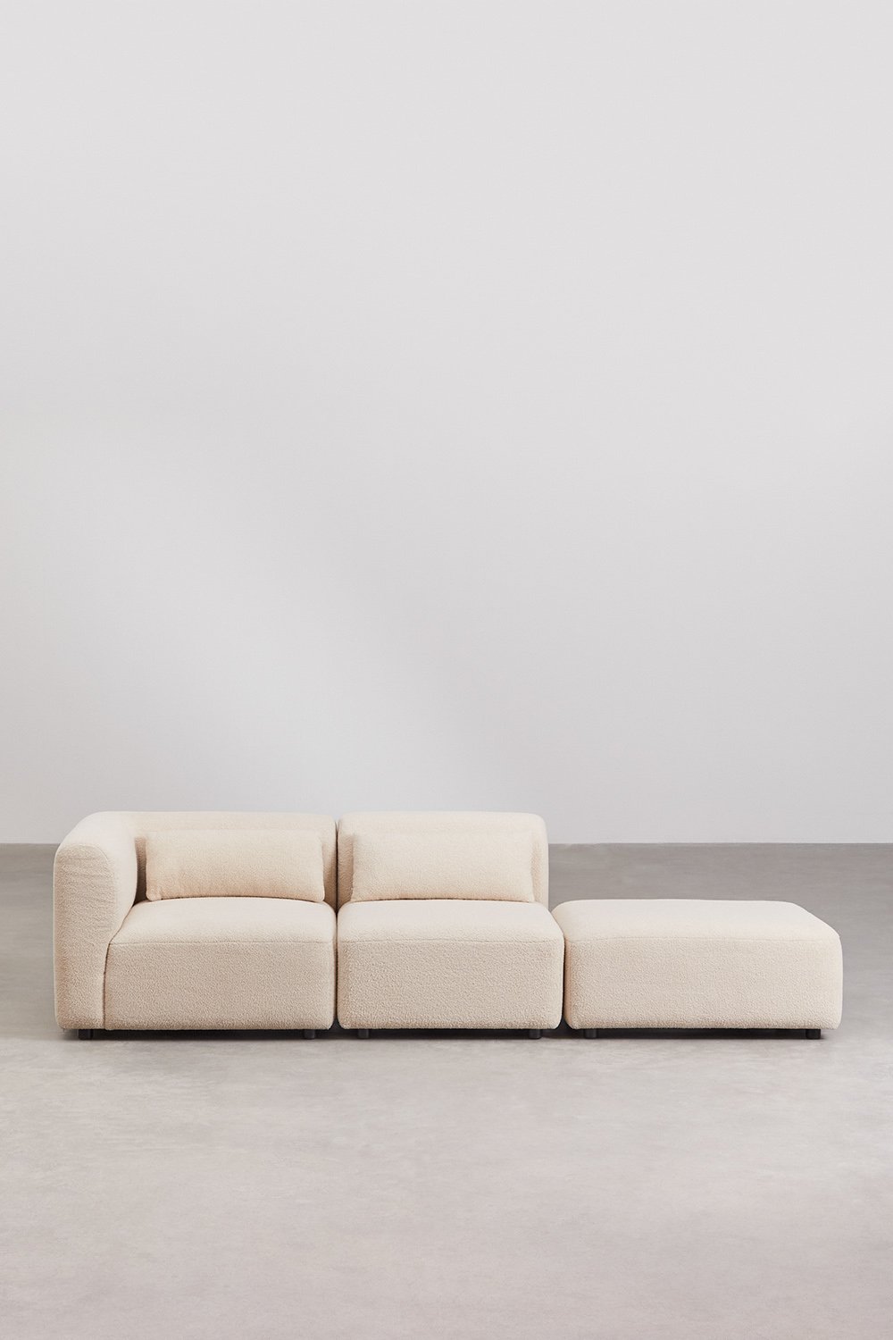 2-teiliges modulares Ecksofa mit Fogler-Hocker, Galeriebild 4