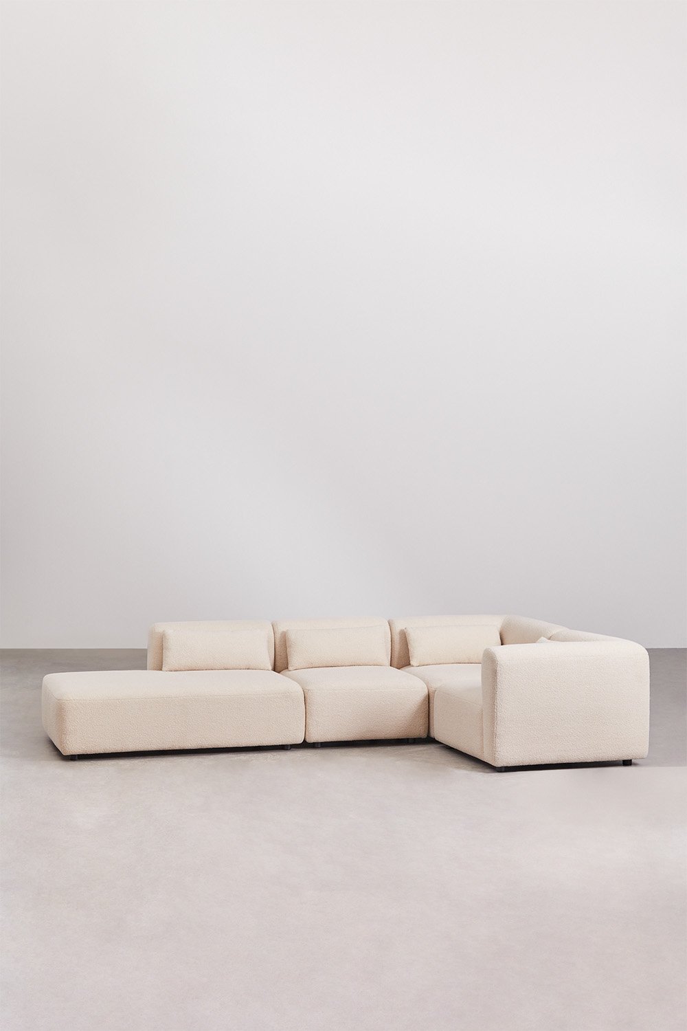 4-teiliges modulares Ecksofa Fogler mit linkem Diwan , Galeriebild 1