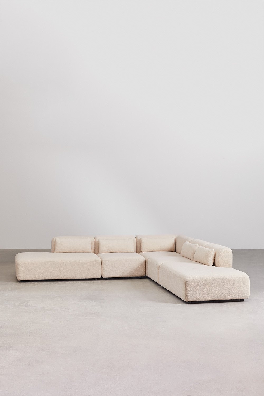 5-teiliges modulares Ecksofa Fogler mit Doppel-Chaiselounge, Galeriebild 1