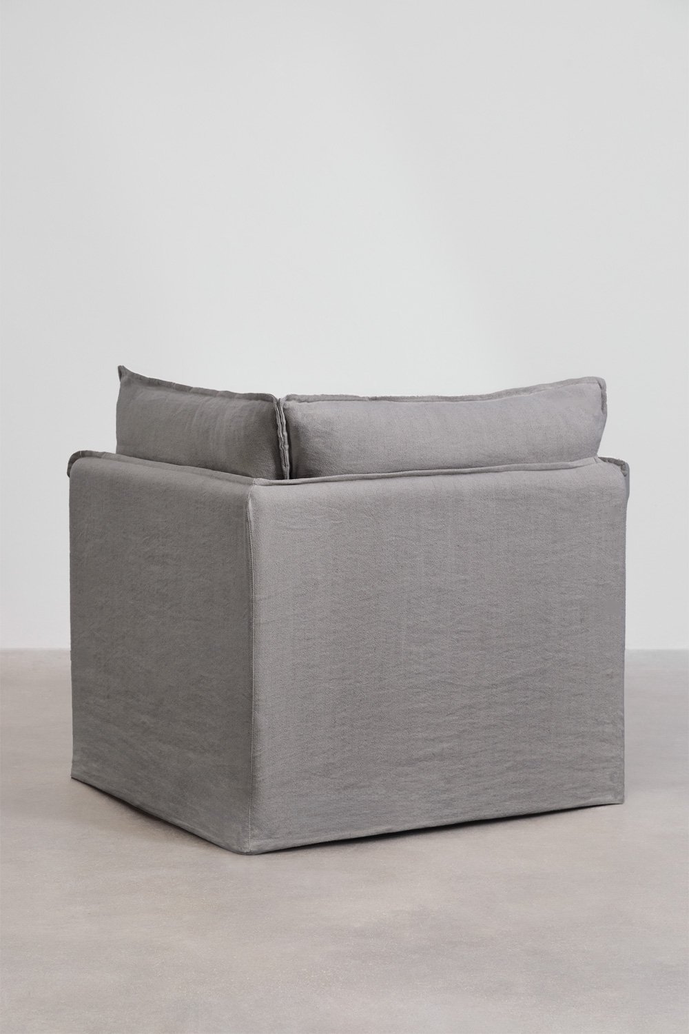 Ecksofa aus Leinen und Baumwolle Grace, Galeriebild 4