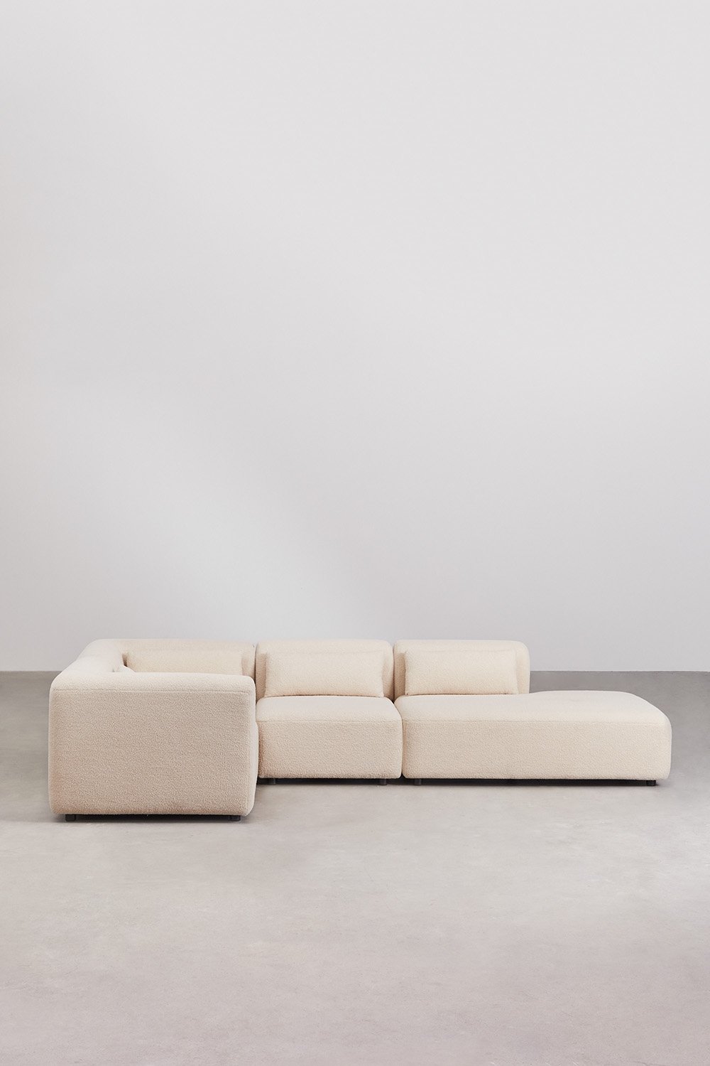 4-teiliges modulares Ecksofa Fogler mit Chaiselongue rechts, Galeriebild 3