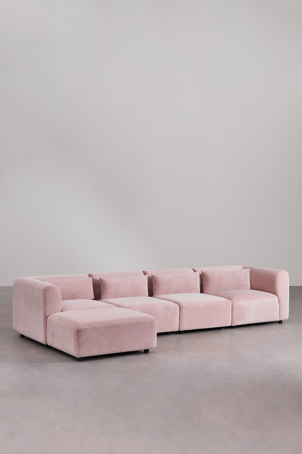 4-teiliges modulares Sofa mit Pouf Fogler      , Galeriebild 1