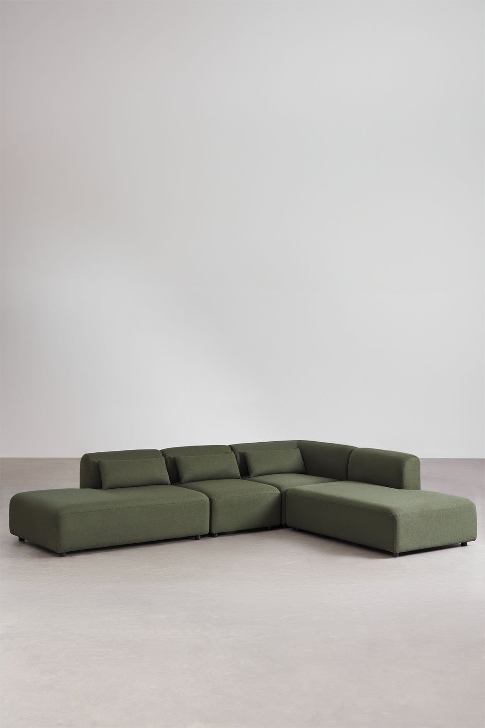 4-teiliges modulares Ecksofa Fogler mit Doppel-Chaiselounge, Galeriebild 3