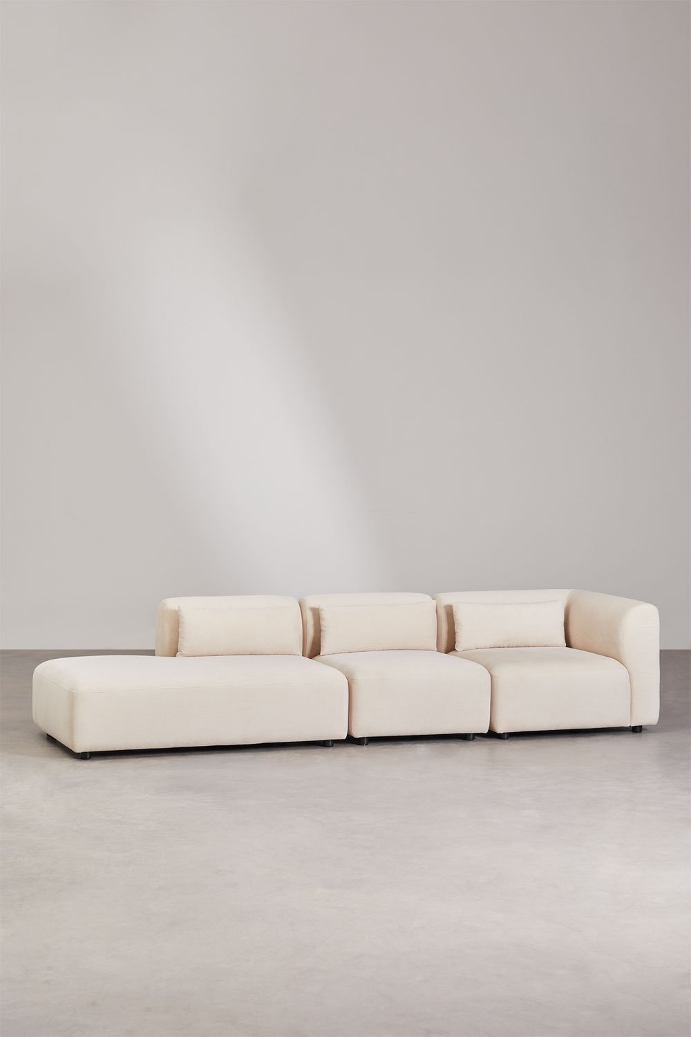 3-teiliges modulares Ecksofa Fogler mit Chaiselongue        , Galeriebild 1