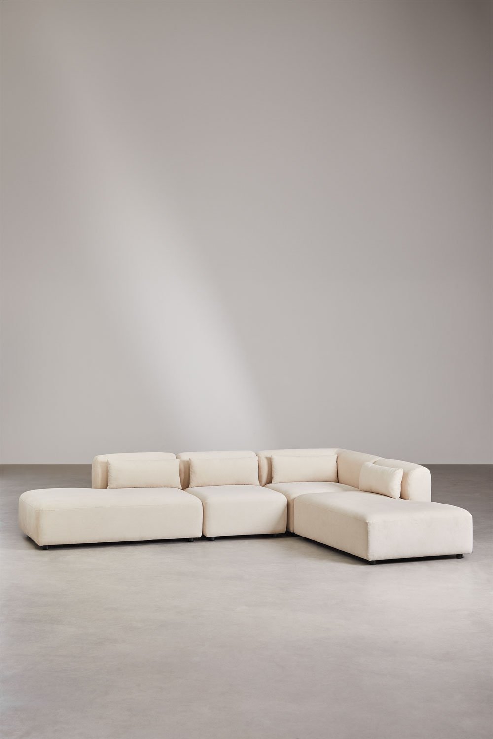 4-teiliges modulares Ecksofa Fogler mit Doppel-Chaiselounge, Galeriebild 1