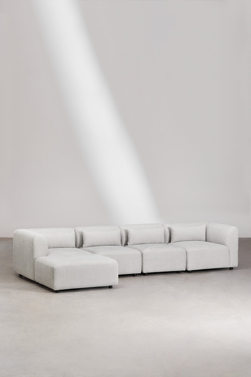 4-teiliges modulares Sofa mit Pouf Fogler      , Galeriebild 1