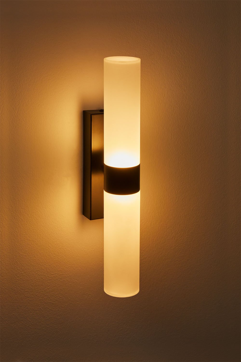 LED-Badezimmerwandleuchte Zarivo aus Edelstahl, Galeriebild 2